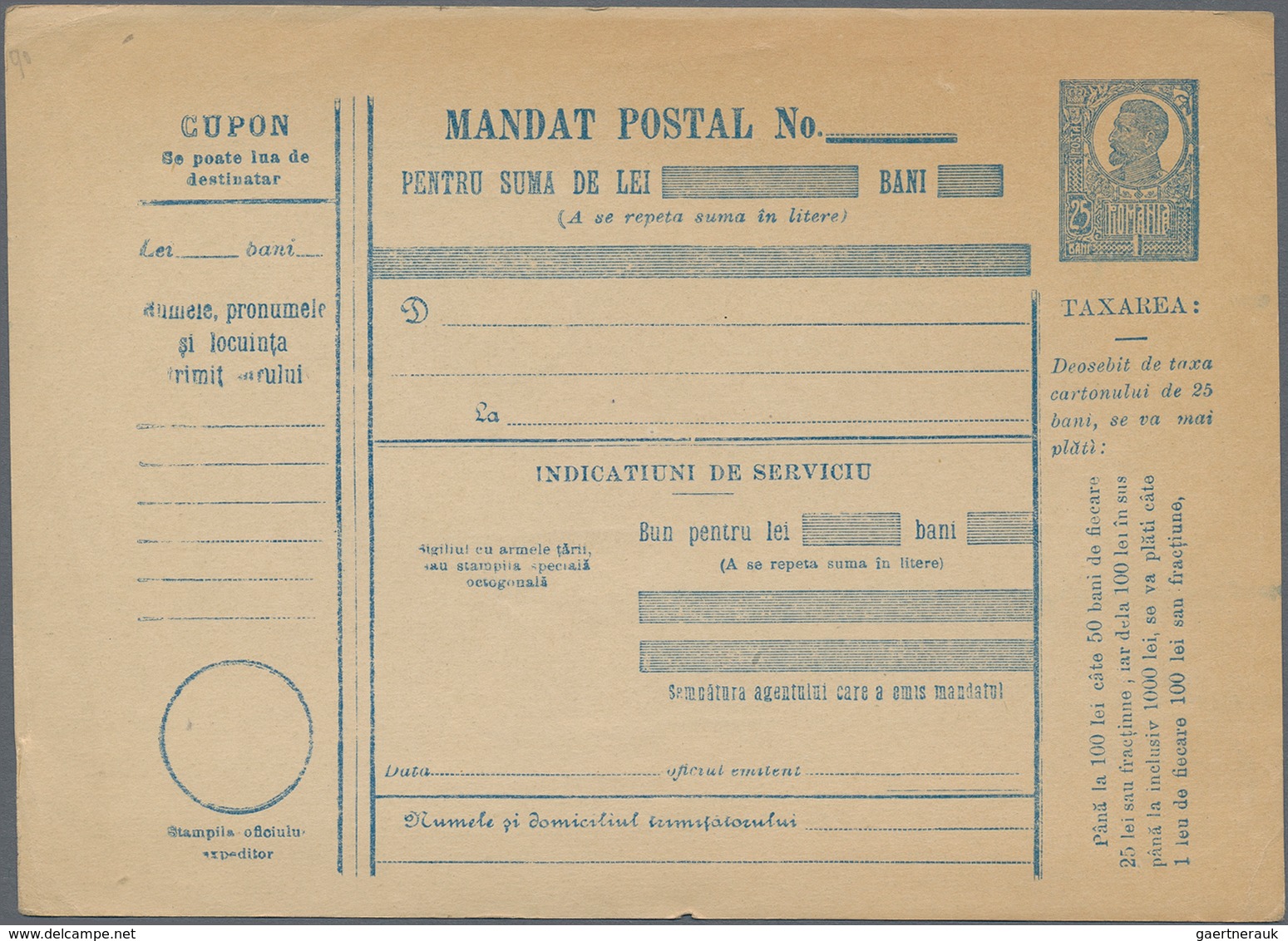 Rumänien - Ganzsachen: 1873/1950 (ca.), holding of about 220 unused and used postal stationery, stat
