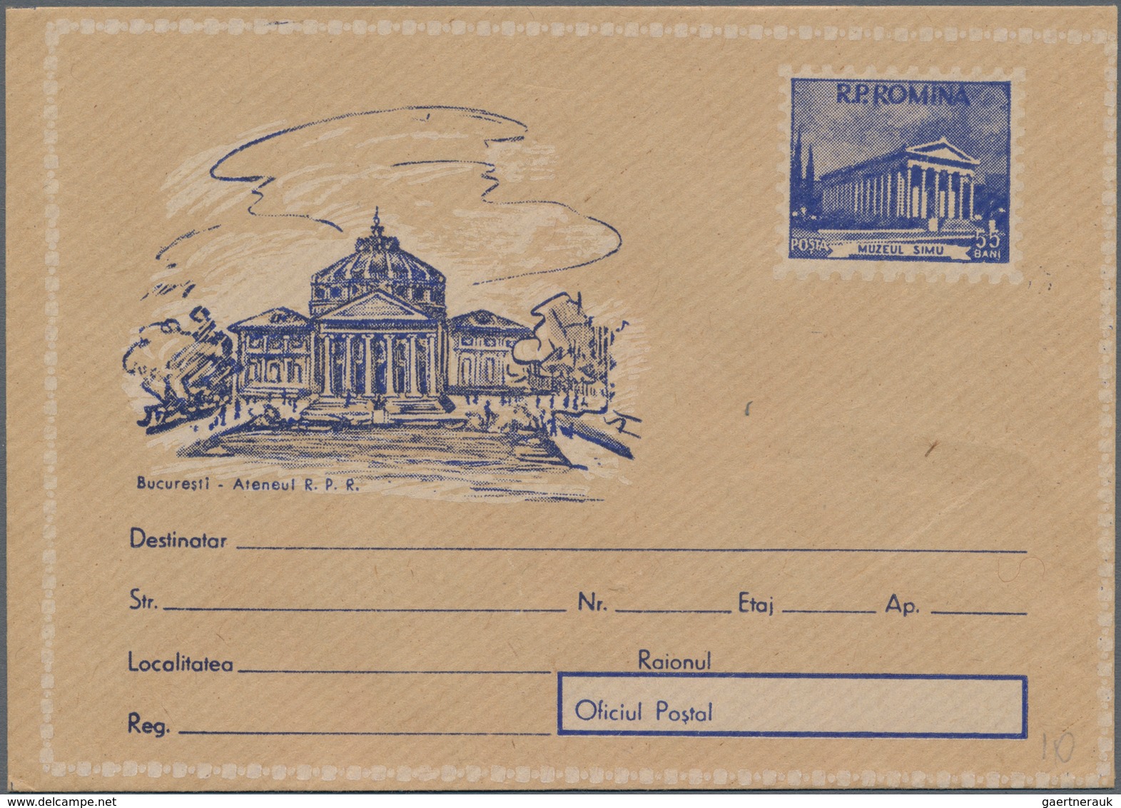 Rumänien - Ganzsachen: 1957/77 Collection/accumulation Of Ca. 620 Unused Picture Postal Stationery E - Ganzsachen