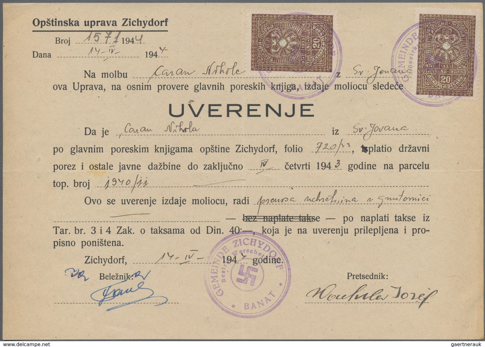 Serbien: 1865/1944 interessante Partie meist besserer Stücke, dabei Briefe, Ganzsachen, Einheiten un