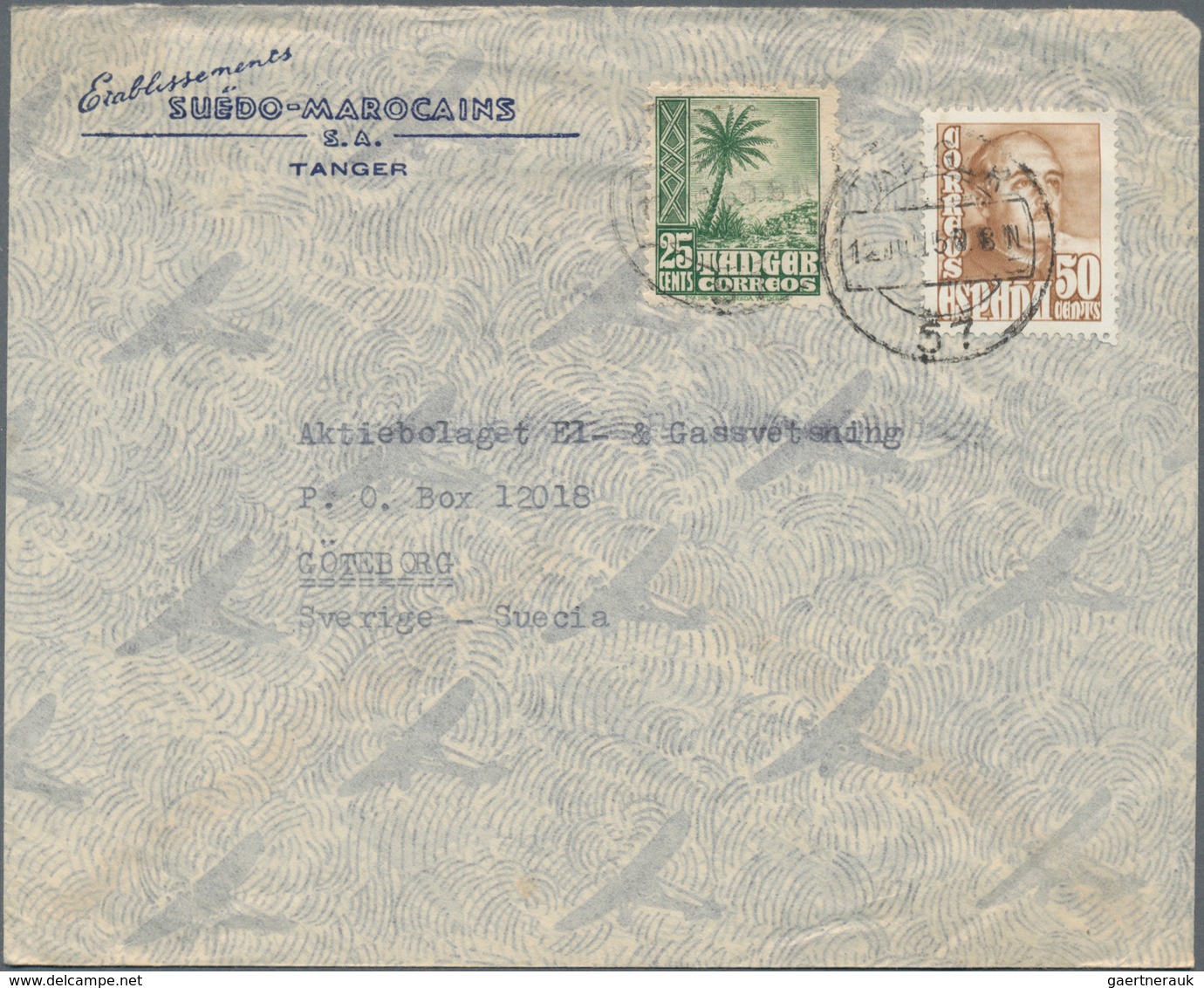 Spanien: 1865/1995, Holding Of About 180 Letters, Service Letters, Cards, Picture-postcards (a Card - Oblitérés