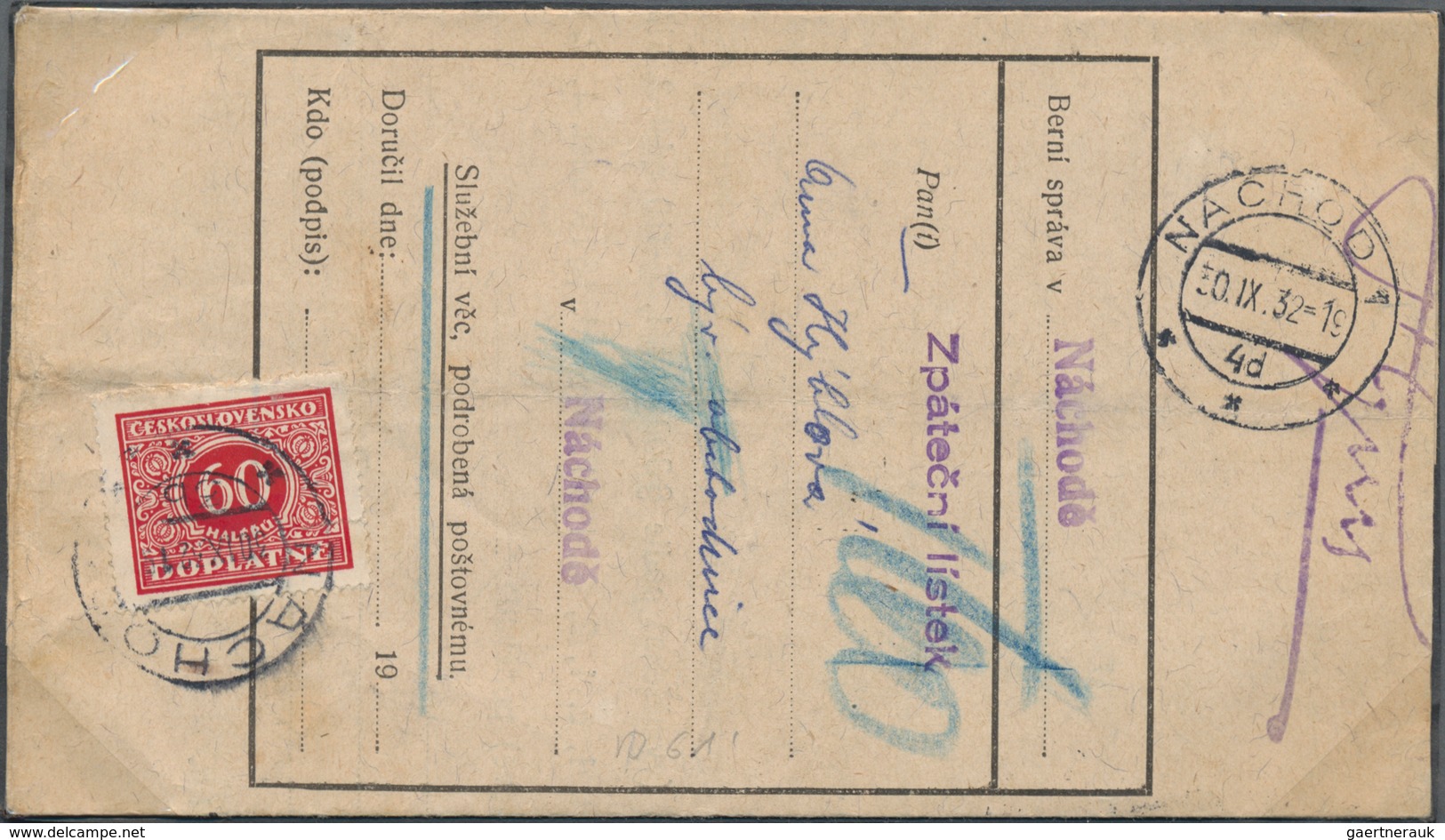 Tschechoslowakei: 1919/86, Holding Of Ca. 150 Letters, Cards, Picture Postcards, A Franked Consignme - Lettres & Documents