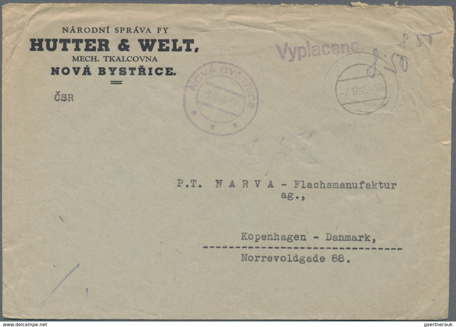 Tschechoslowakei: 1919/86, holding of ca. 150 letters, cards, picture postcards, a franked consignme