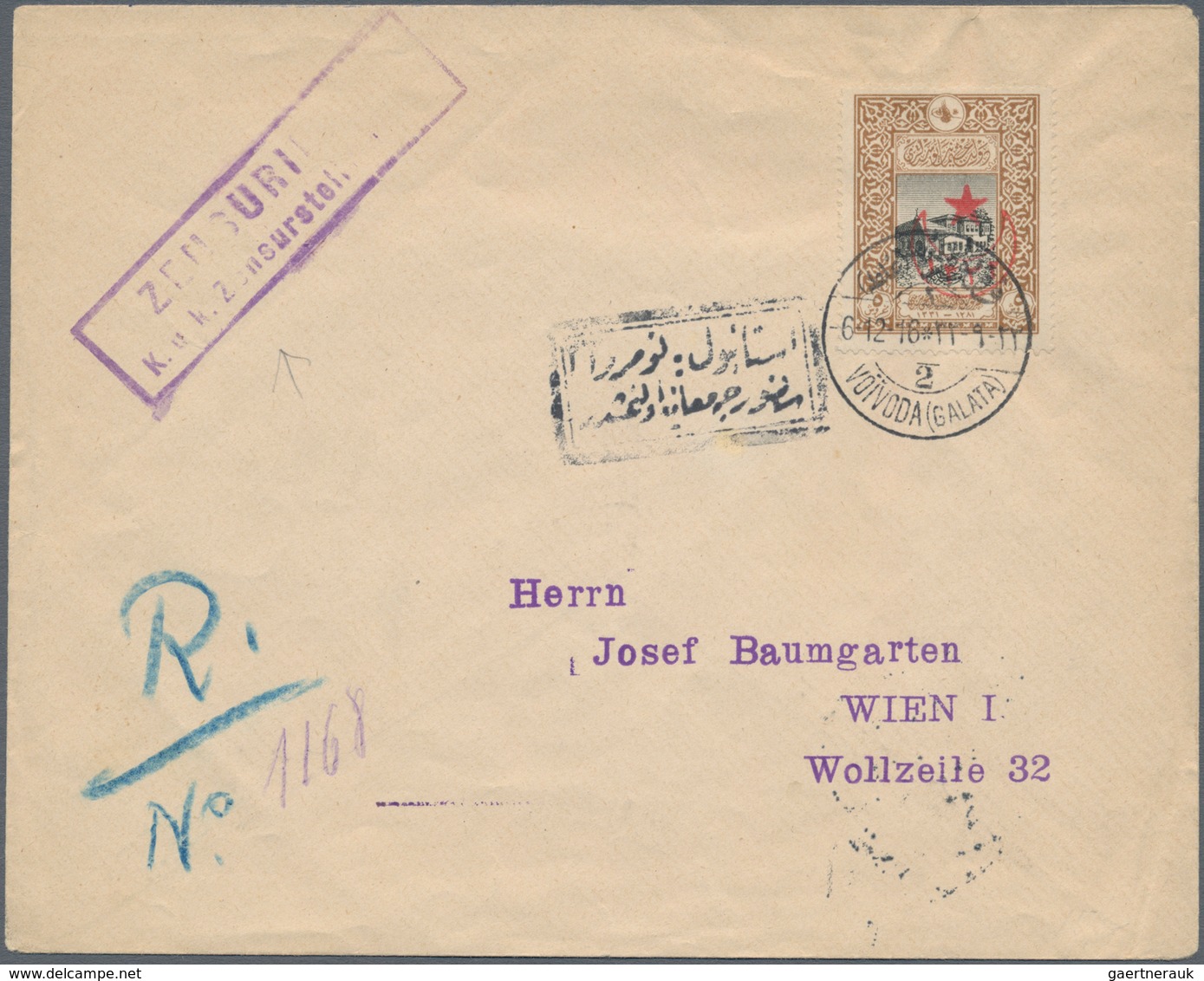 Türkei: 1900/1935 (ca.), Over 200 Envelopes, Folded Letters And Postal Stationeries, With A Large Pa - Oblitérés