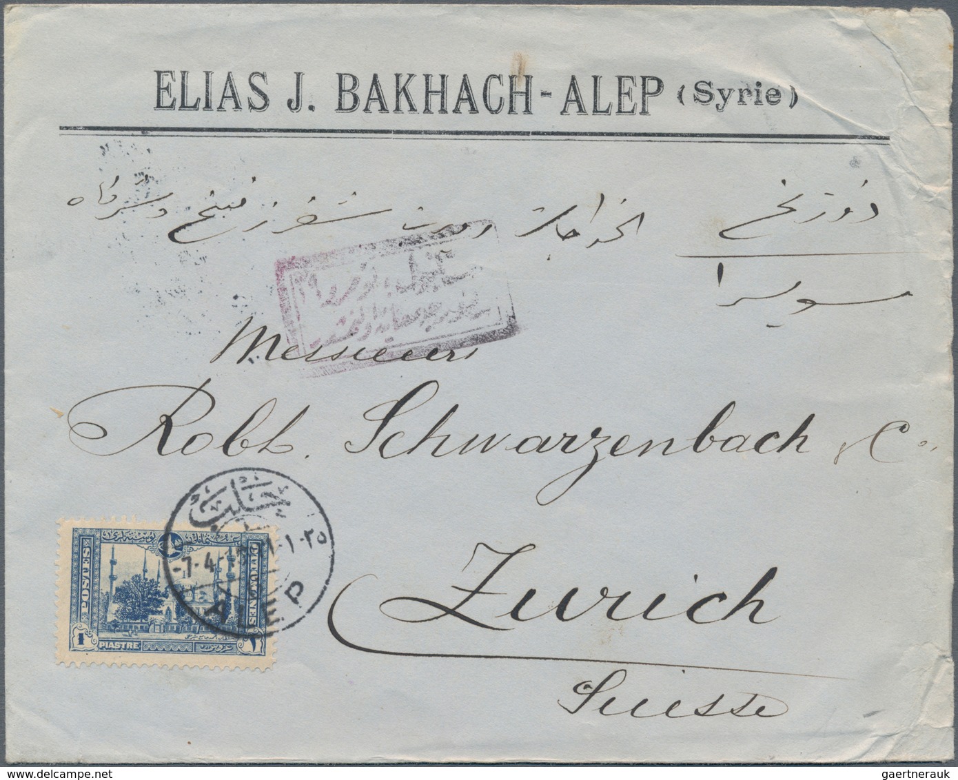 Türkei: 1900/1935 (ca.), Over 200 Envelopes, Folded Letters And Postal Stationeries, With A Large Pa - Oblitérés