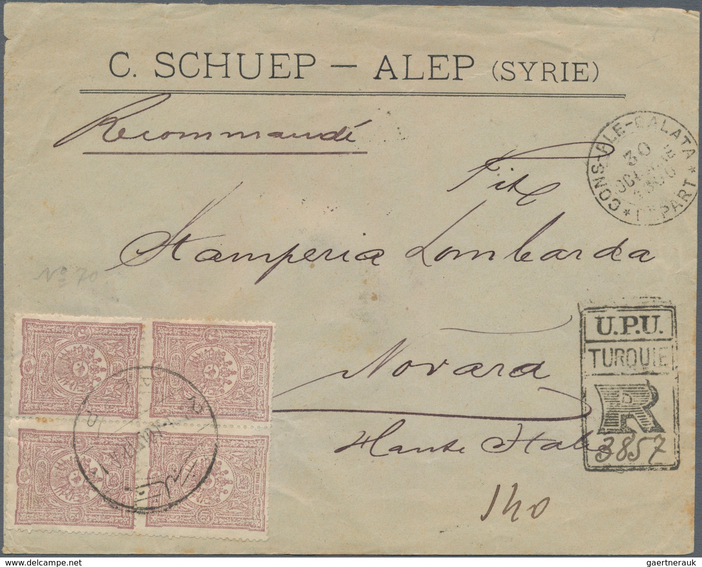 Türkei: 1900/1935 (ca.), over 200 envelopes, folded letters and postal stationeries, with a large pa