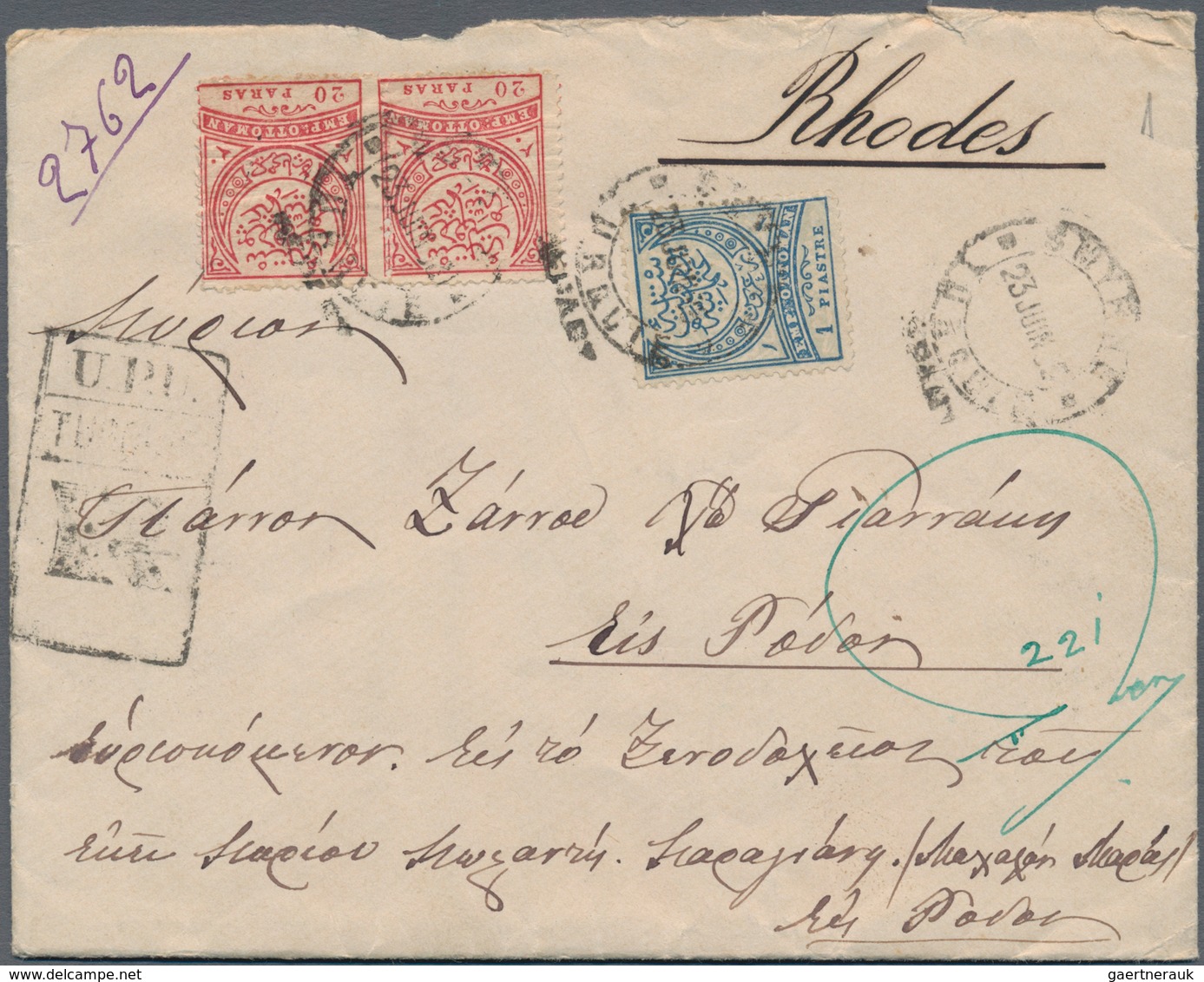 Türkei: 1900/1940 (ca.), 75 Envelopes And Postal Stationeries, Many Of Them Used In Today's Syria, W - Used Stamps