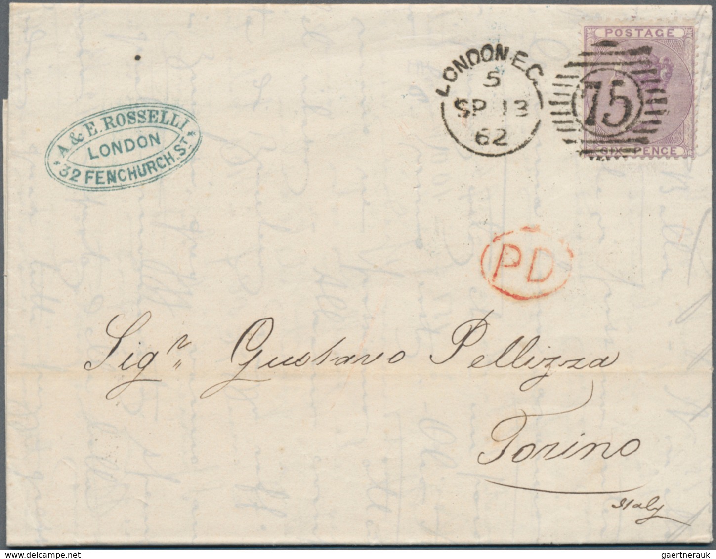 Europa: 1862/1978, holding of ca. 430 letters, service letters, printed matter, cards, ppc and used