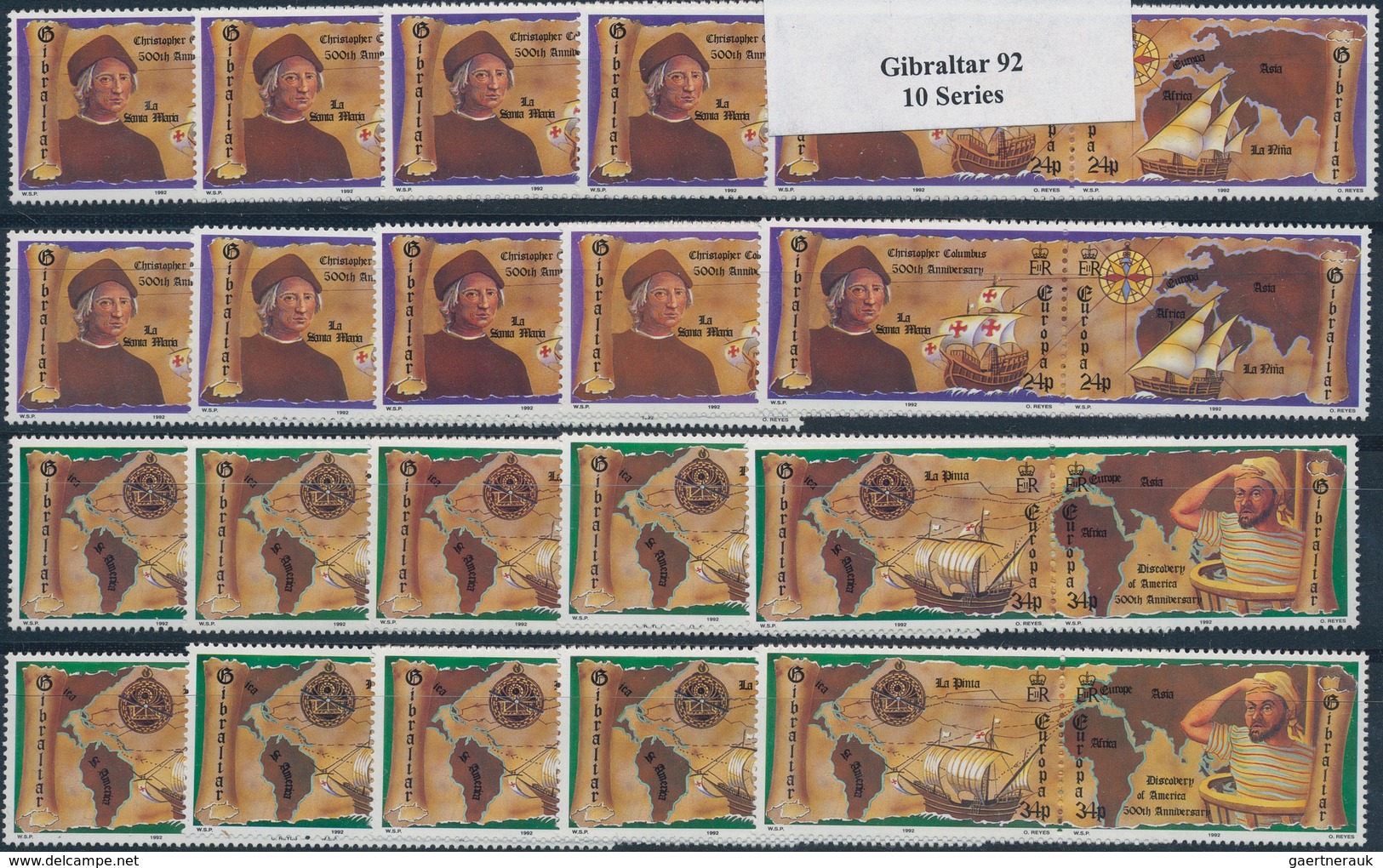 Europa-Union (CEPT): 1992, Substantial Accumulation In A Big Box With MNH Stamps Of Different Partic - Sonstige - Europa