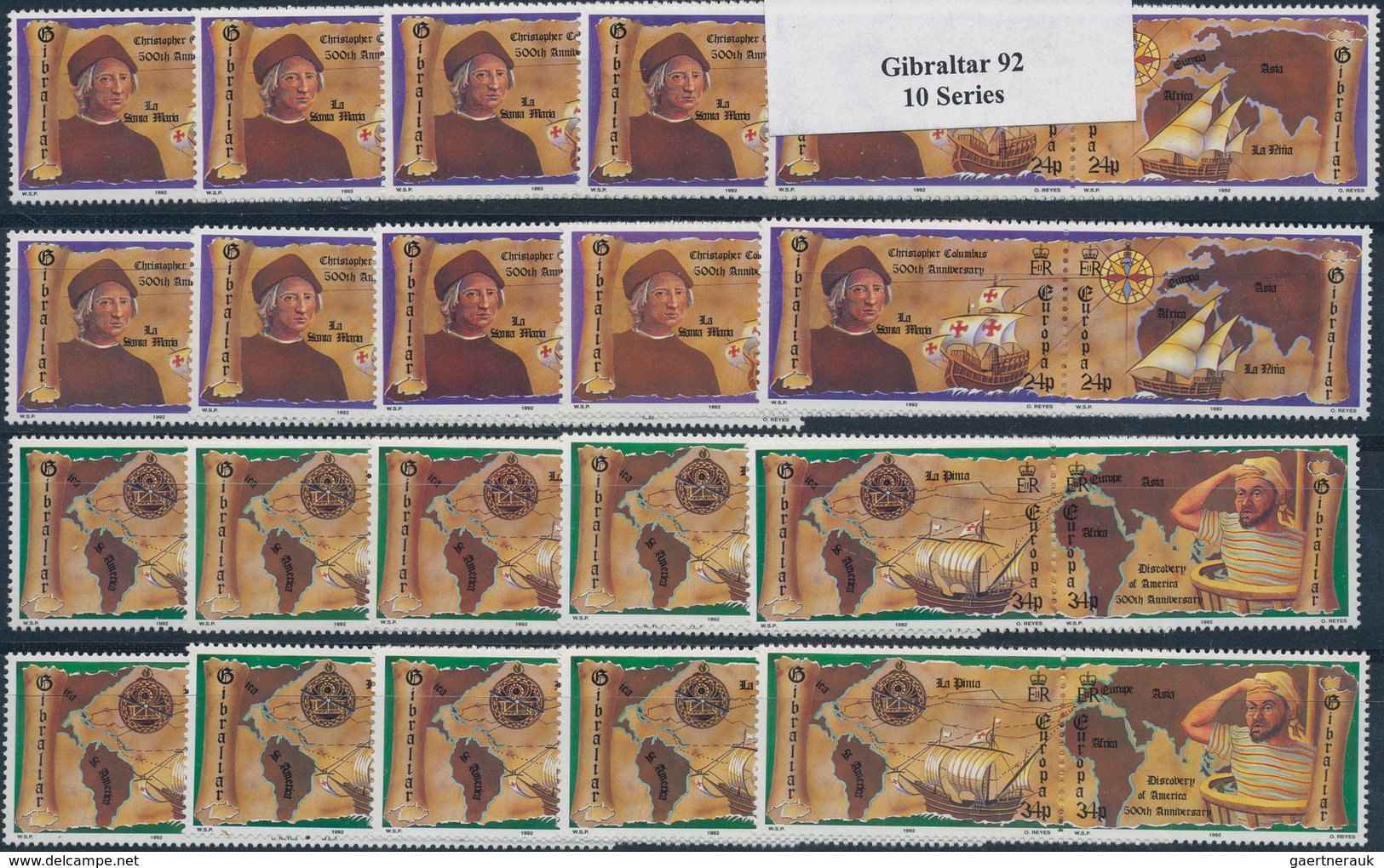 Europa-Union (CEPT): 1992, Substantial Accumulation In A Big Box With MNH Stamps Of Different Partic - Autres - Europe