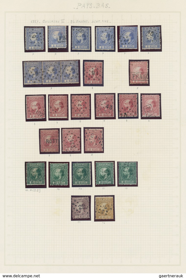 BENELUX: 1849/1940 (ca.), Used And Mint Collection In Three Albums, All Three Countries Collected In - Autres - Europe