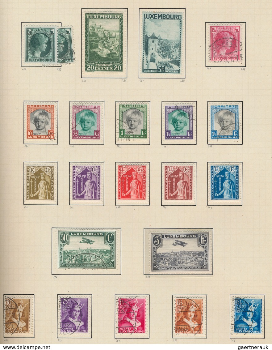BENELUX: 1849/1978, mint and used collection of Belgium (main value) and some Luxembourg in two albu