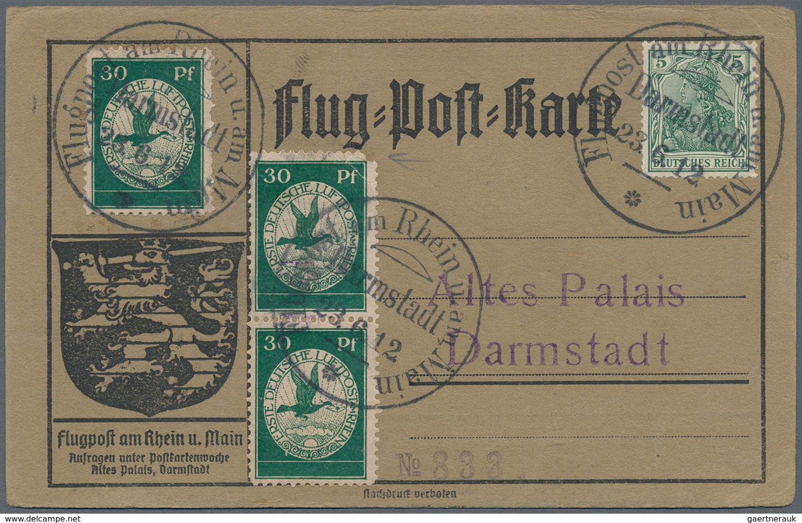Deutschland: 1900 - 1948 (ca.), Interessante Partie Von Ca. 70 Besseren Belegen Aus Verschiedenen Ze - Collezioni