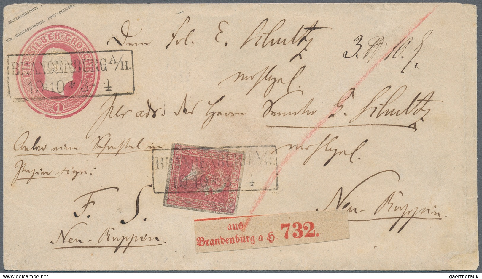 Deutschland: 1807 - 1941, Posten Von Ca. 50 Belegen, Dabei Stempel, Einschreiben, Posthilfsstellen, - Collections