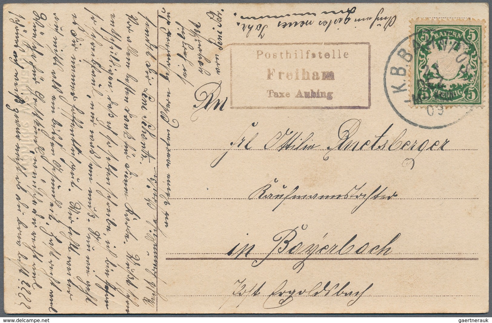 Deutschland: 1807 - 1941, Posten Von Ca. 50 Belegen, Dabei Stempel, Einschreiben, Posthilfsstellen, - Sammlungen