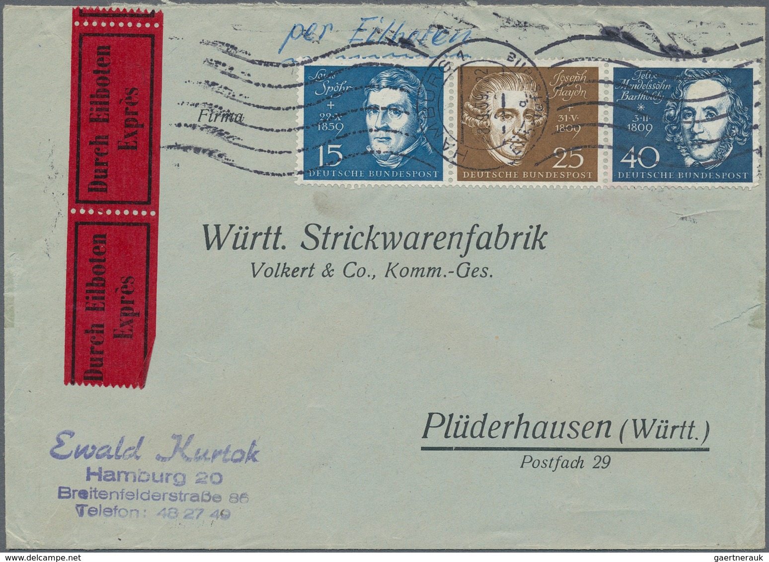 Deutschland: 1866 - 1993, Sammlung Von über 90 Belegen Durch Viele Deutsche Sammelgebiete, Dabei Vor - Colecciones