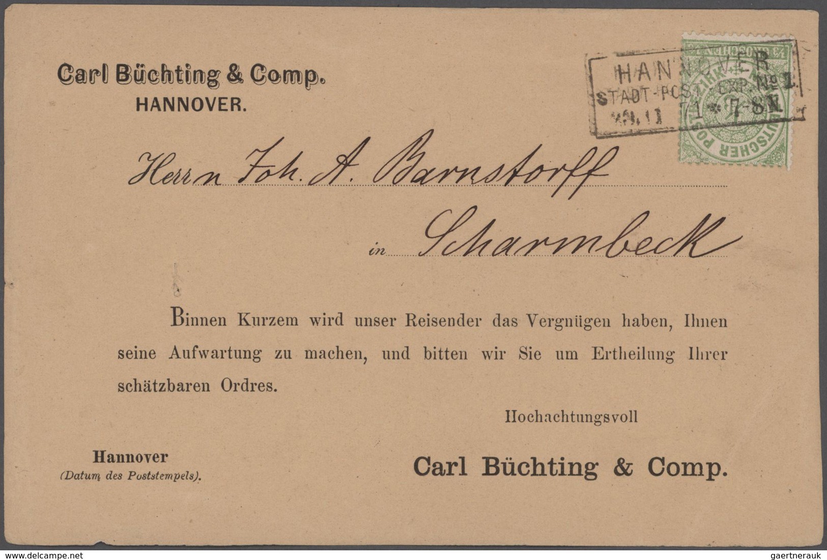 Altdeutschland: 1855/76 Album Mit Ca. 190 Faltbriefen Und Gebrauchten Ganzsachen (vor Allem Frühe Au - Collections