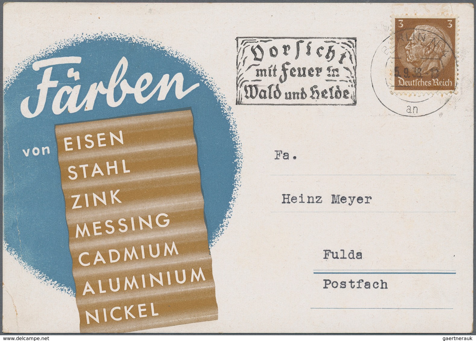 Deutsches Reich: 1975-1945, gehaltvoller Bestand mit rund 650 Briefen, Belegen, Ganzsachen und Ansic