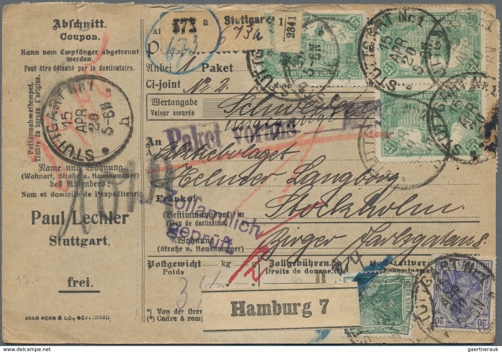 Deutsches Reich - Germania: 1890/1928, Meist Germania Und Etwas "davor" Bzw. "danach", Partie Von Ca - Collections