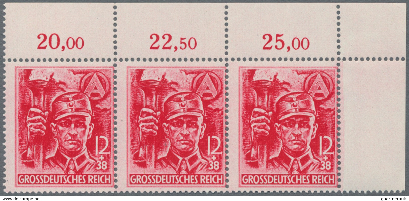 Deutsches Reich - 3. Reich: 1945, Postfrische Partie Mit 151 Sätzen SA / SS In Einheiten, Dabei Auch - Altri & Non Classificati