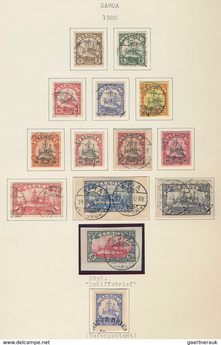 Deutsche Auslandspostämter + Kolonien: 1888/1915, liebevoll und individuell zusammengetragene Sammlu