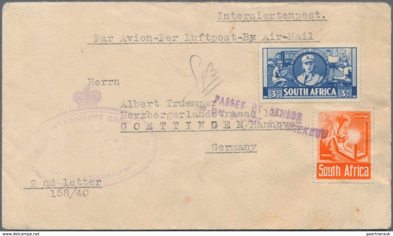 Kriegsgefangenen-Lagerpost: 1942 Ab Ca., Interessantes Konvolut Mit Ca.50 Belegen Und über 100 Marke - Sonstige & Ohne Zuordnung
