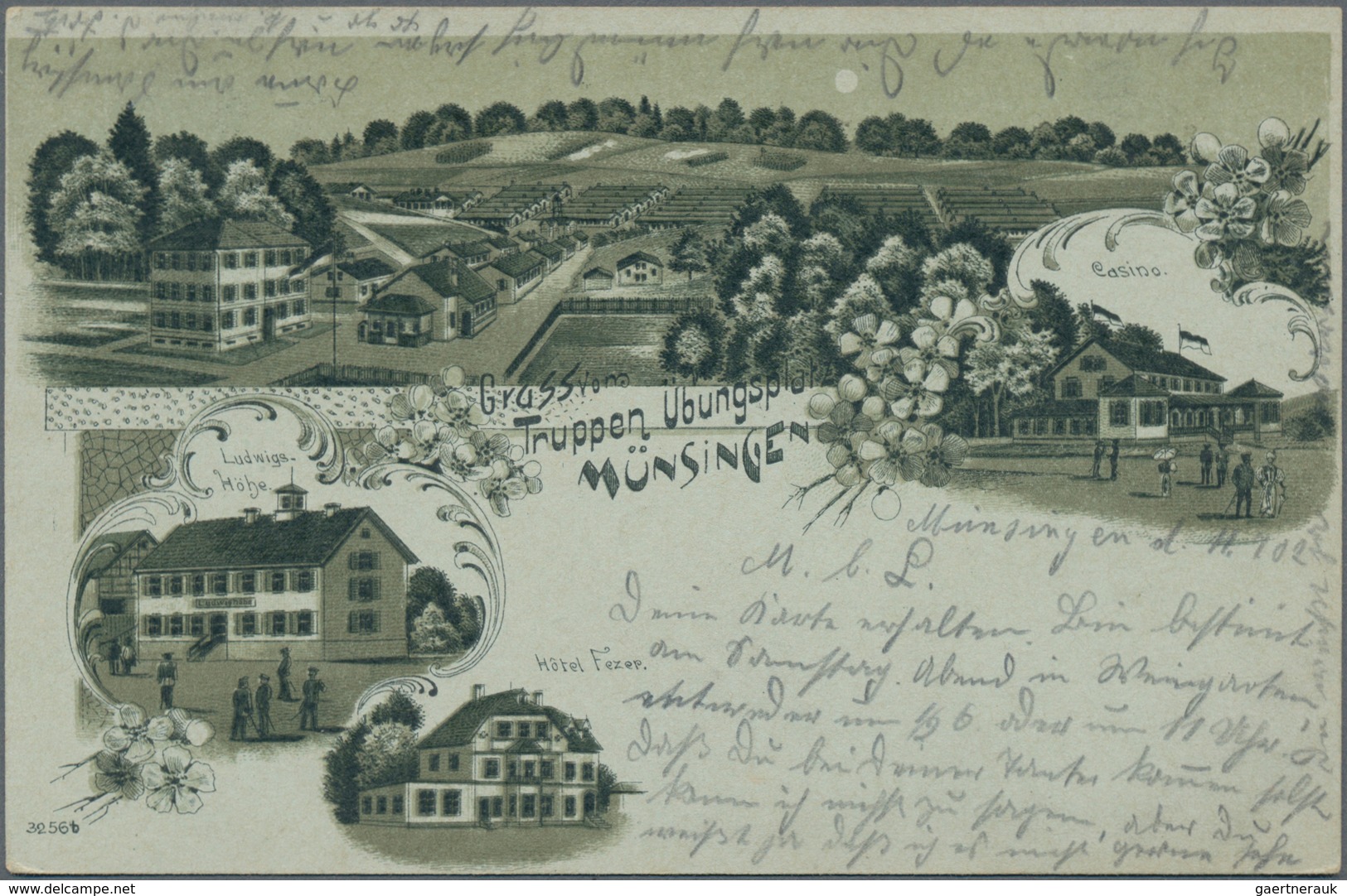 Ansichtskarten: Baden-Württemberg: MÜNSINGEN 1900/1920 (ca.), Partie Von 49 Ansichtskarten In Guter - Otros & Sin Clasificación