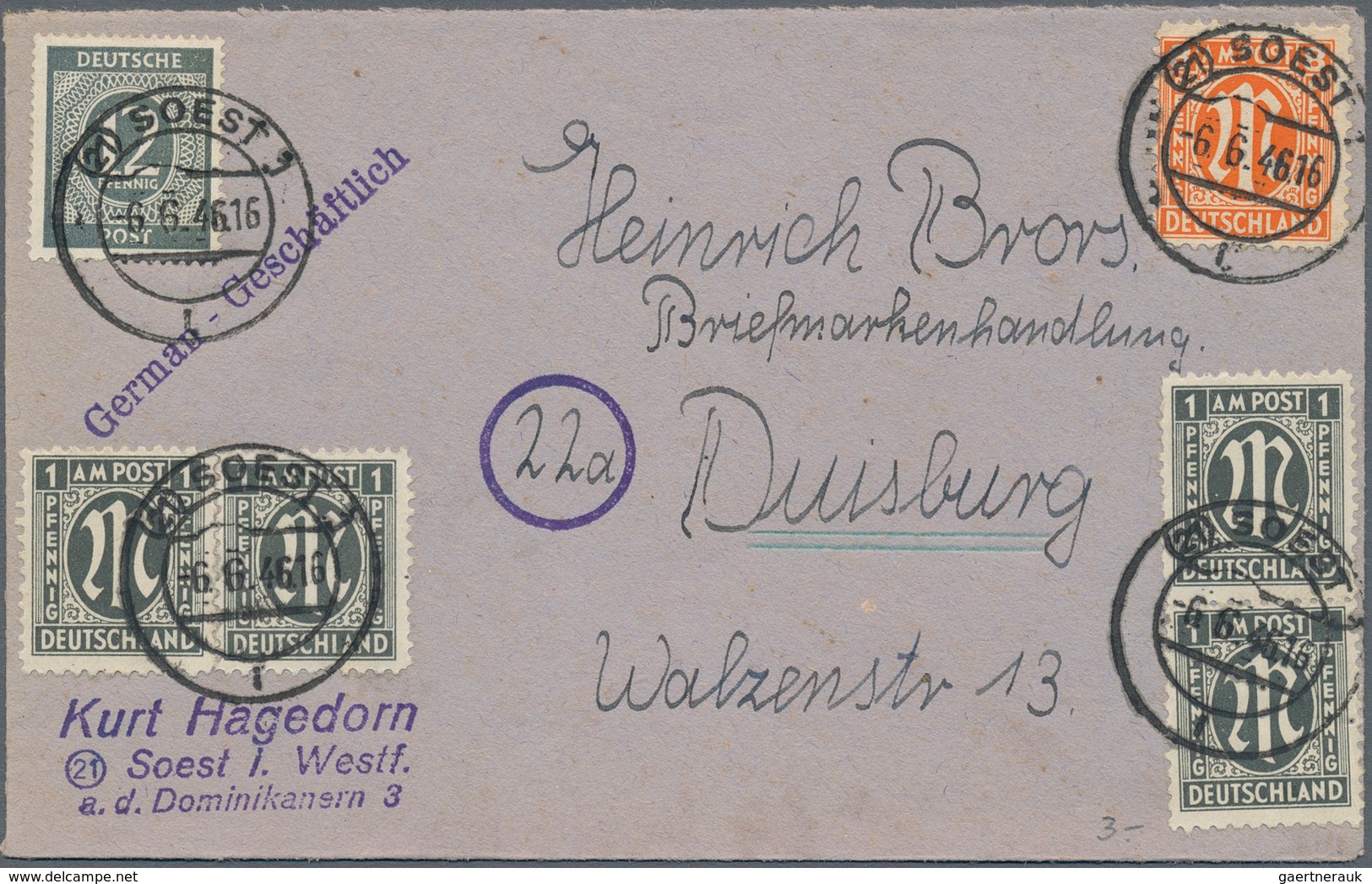 Deutschland: 1790/1980, POSTGESCHICHTE NORDRHEIN - WESTFALEN: Mit Viel Historischer Kenntnis Aufgeba - Collections