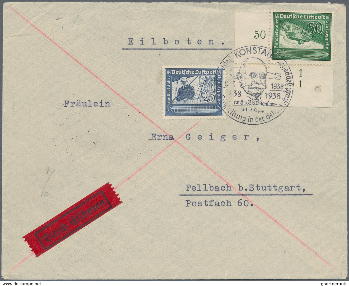 Deutschland: 1850er-1940er Jahre: Etwa 70 Briefe, Postkarten, Ganzsachen Und Ansichtskarten Aus Alle - Collections