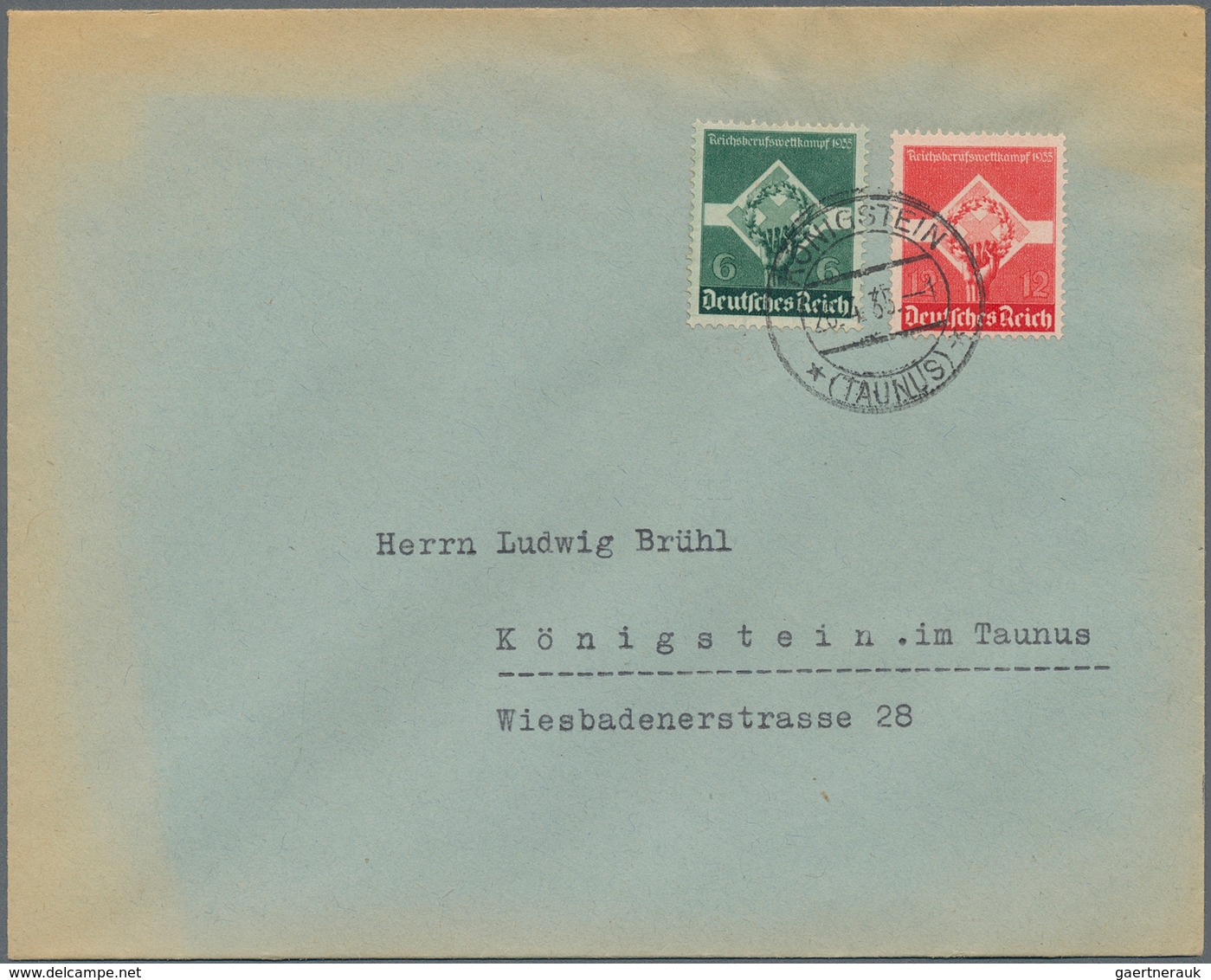 Deutschland: 1875/1952, Vielseitige Partie Auf Verkaufskärtchen Mit Meist Belegen Und Einigen Losen - Sammlungen