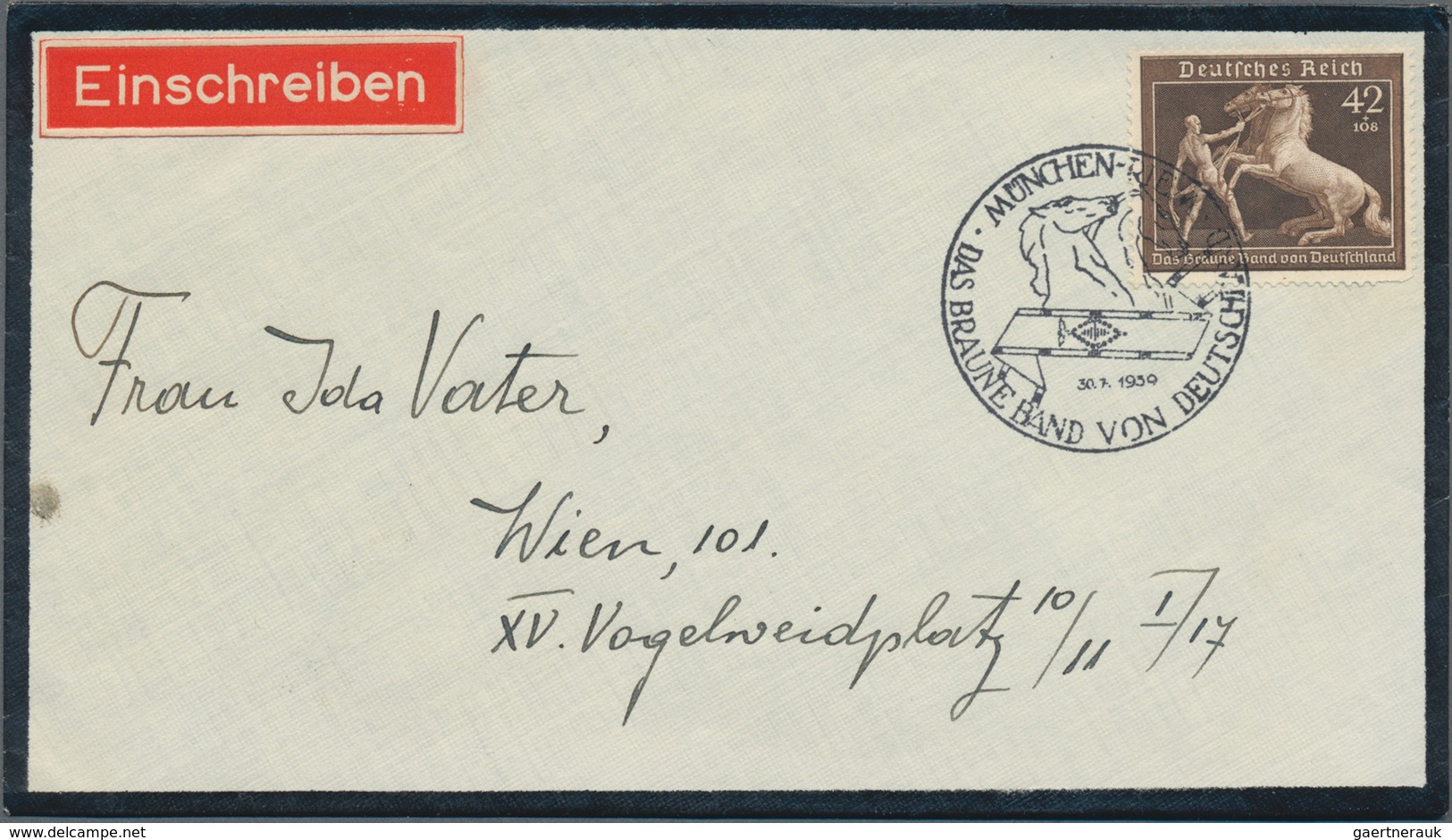 Deutschland: 1890/1949, Kl. Partie Mit 14 Briefen Und Ganzsachen Meist Dt. Reich Dabei Bessere Frank - Collections