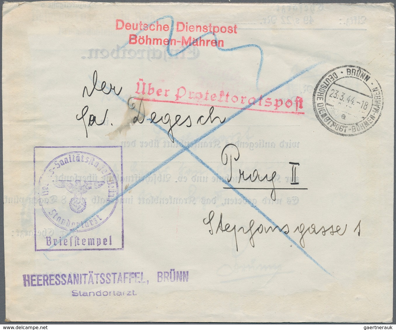 Deutschland: 1897/1945, substanzreicher Briefposten Deutsches Reich mit Nebengebieten und einigen au