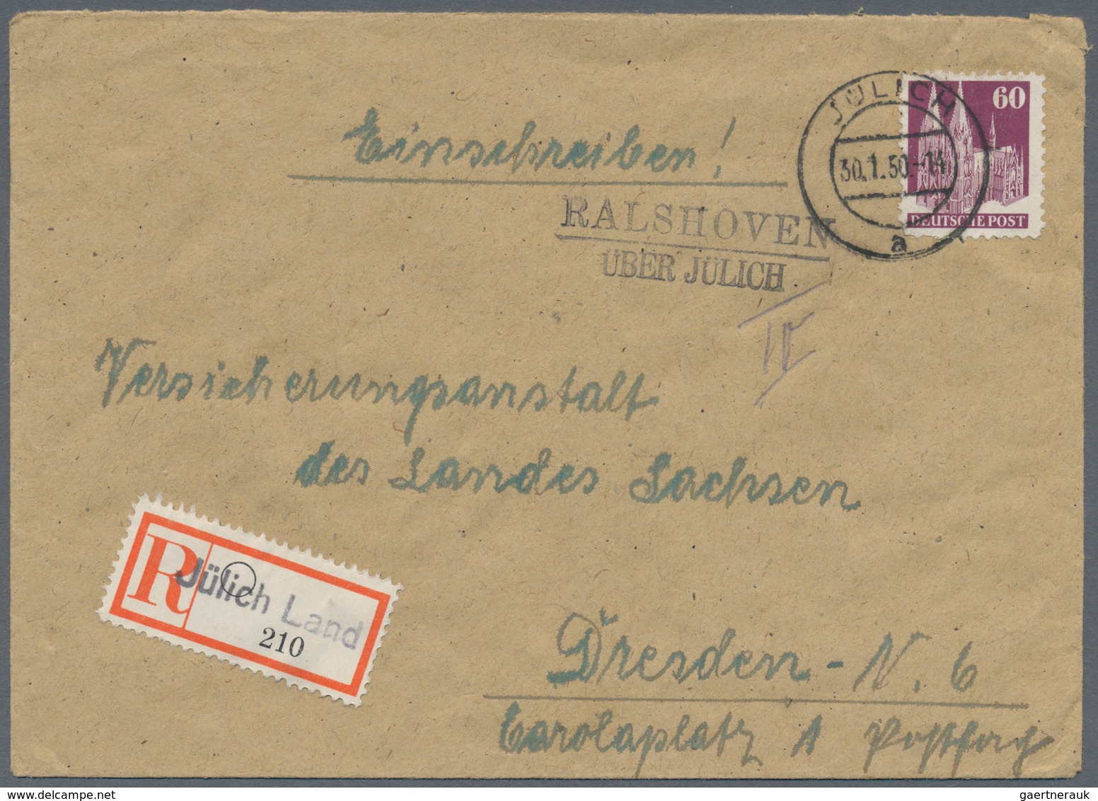 Deutschland: 1899/1978, LANDPOSTSTEMPEL, Vielseitiger Sammlungsbestand Von Ca. 560 Belege Mit Klaren - Collections