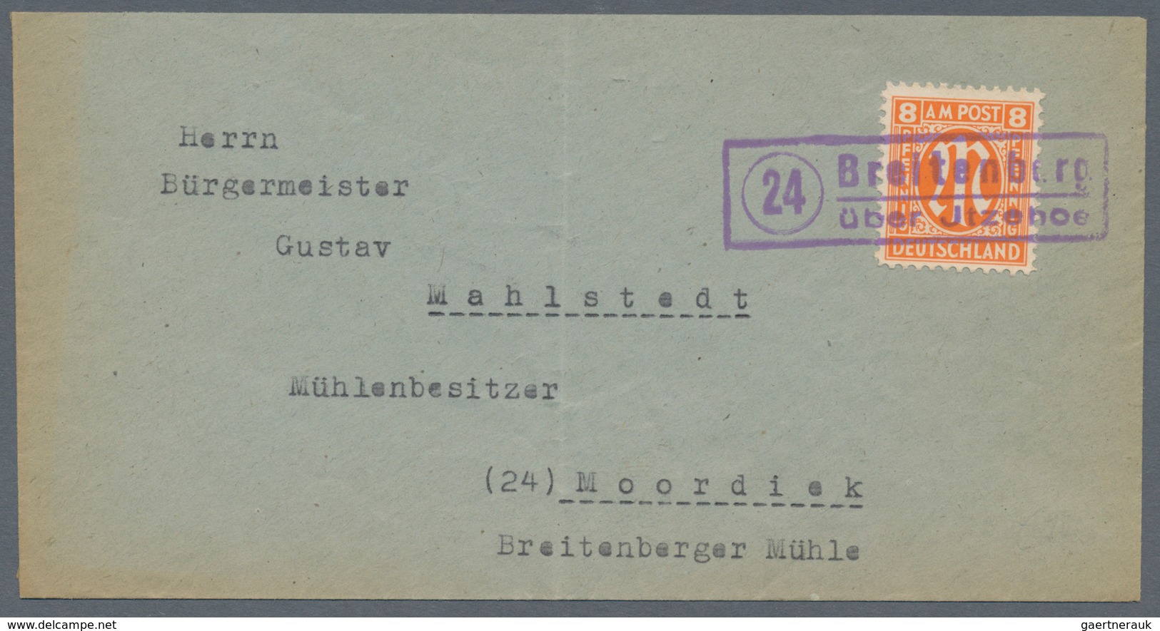 Deutschland: 1899/1978, LANDPOSTSTEMPEL, Vielseitiger Sammlungsbestand Von Ca. 560 Belege Mit Klaren - Collections