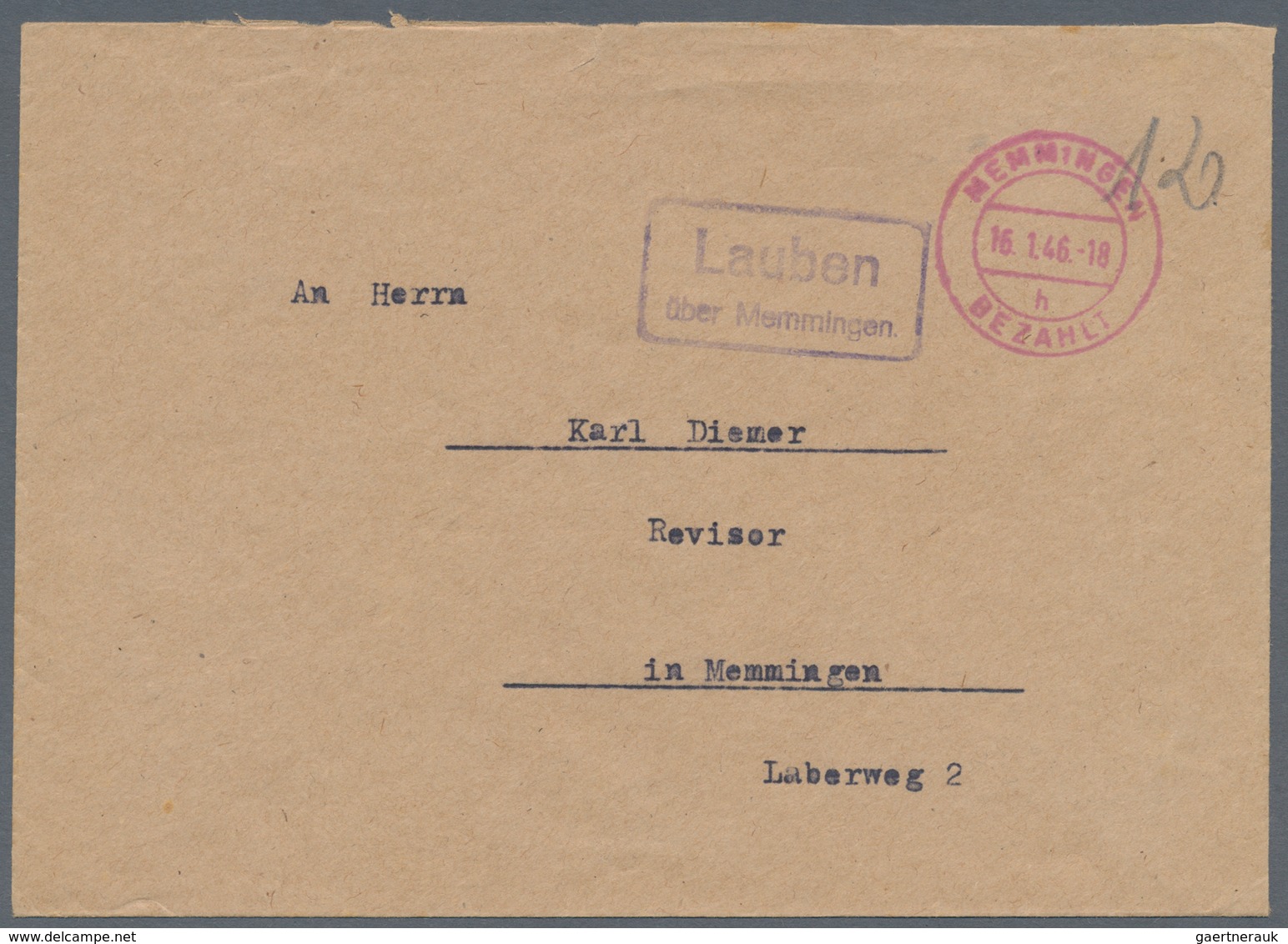 Deutschland: 1899/1978, LANDPOSTSTEMPEL, vielseitiger Sammlungsbestand von ca. 560 Belege mit klaren