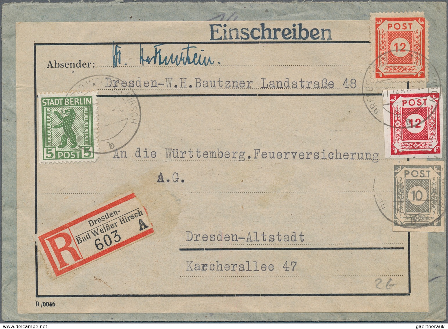 Deutschland: 1918/1991 Ca., Briefposten Von Ca. 140 Stück Ab Weimarer Republik Bis Bundesrepublik Mi - Collections