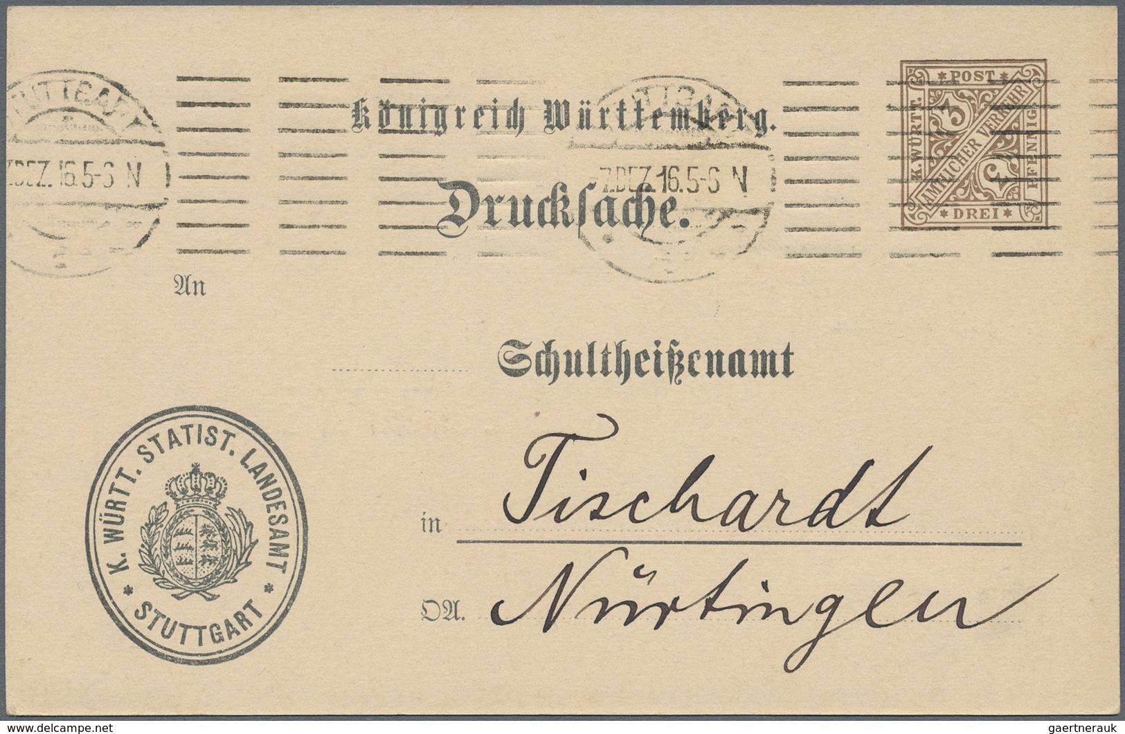 Deutschland - Ganzsachen: 1860-1960, Vielseitige Partie Mit Einigen Hundert Gebrauchten Und Ungebrau - Collections