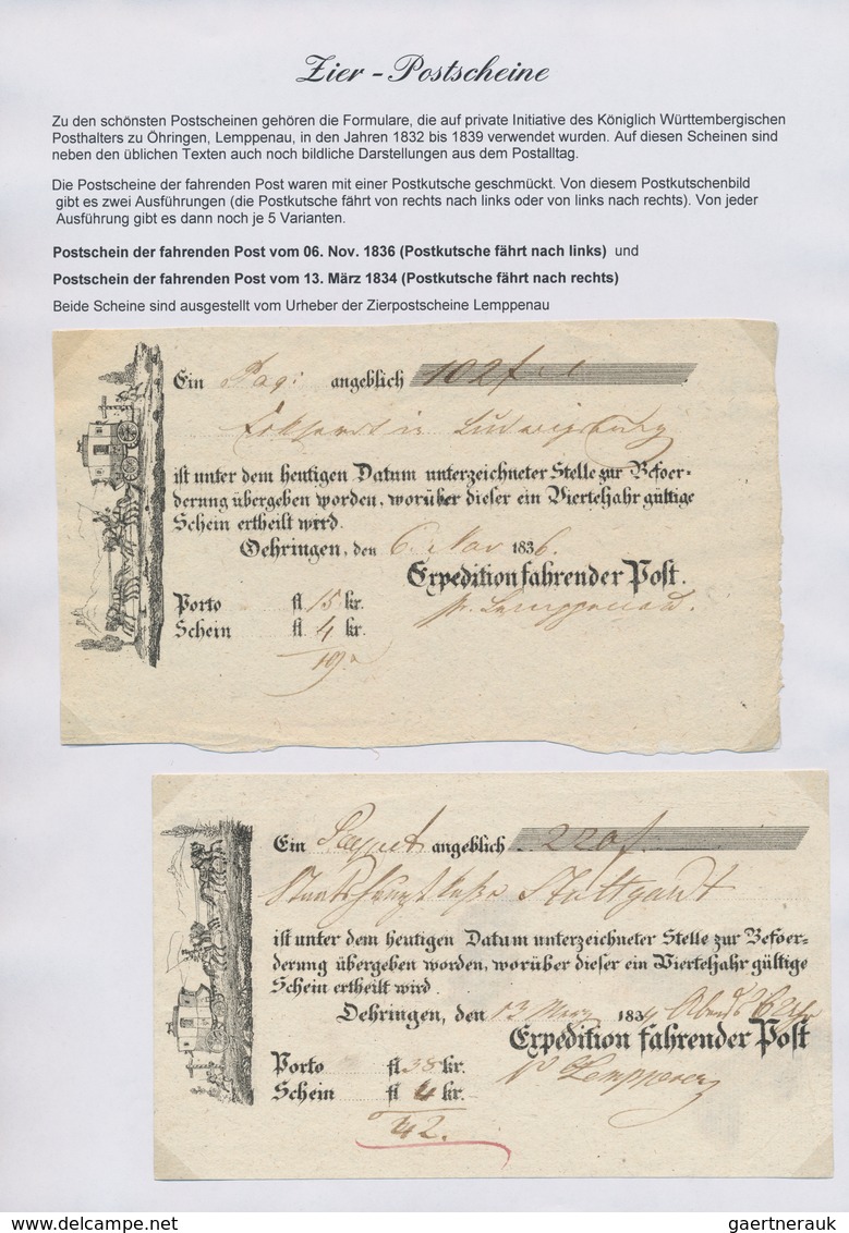 Altdeutschland - Vorphila: 1588/1863, Sammlungspartie Von Markenlosen Briefen (meist Vorphila), Post - Préphilatélie