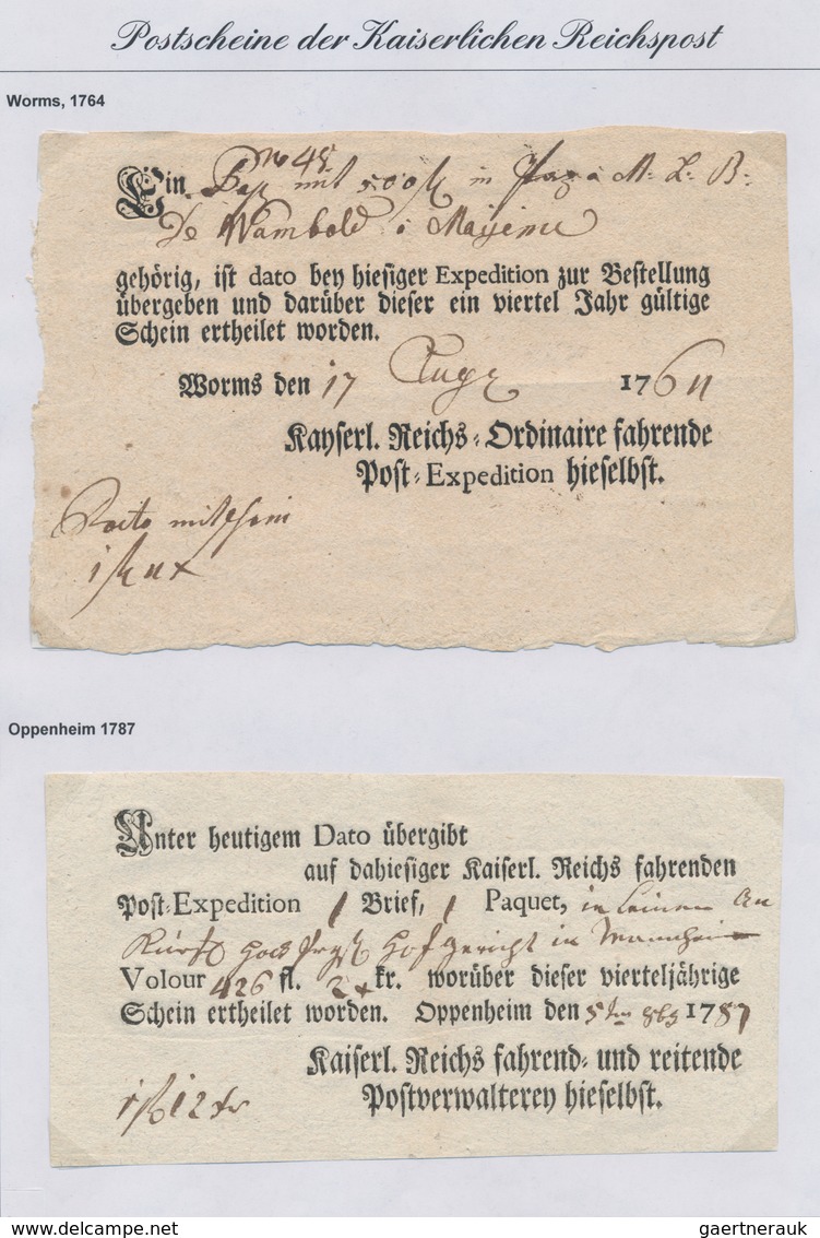 Altdeutschland - Vorphila: 1736/1860, Kleine Nette Sammlung Von Zwölf Ausgesuchten Belegen, Dabei Sc - Préphilatélie