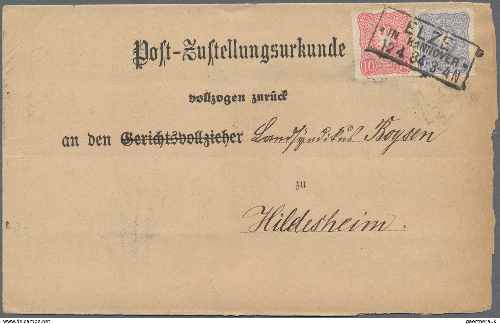Altdeutschland: 1830/1884, BRAUNSCHWEIG, HANNOVER, Ca. 40 Meist Markenlose Briefe Mit Teils Besseren - Collections
