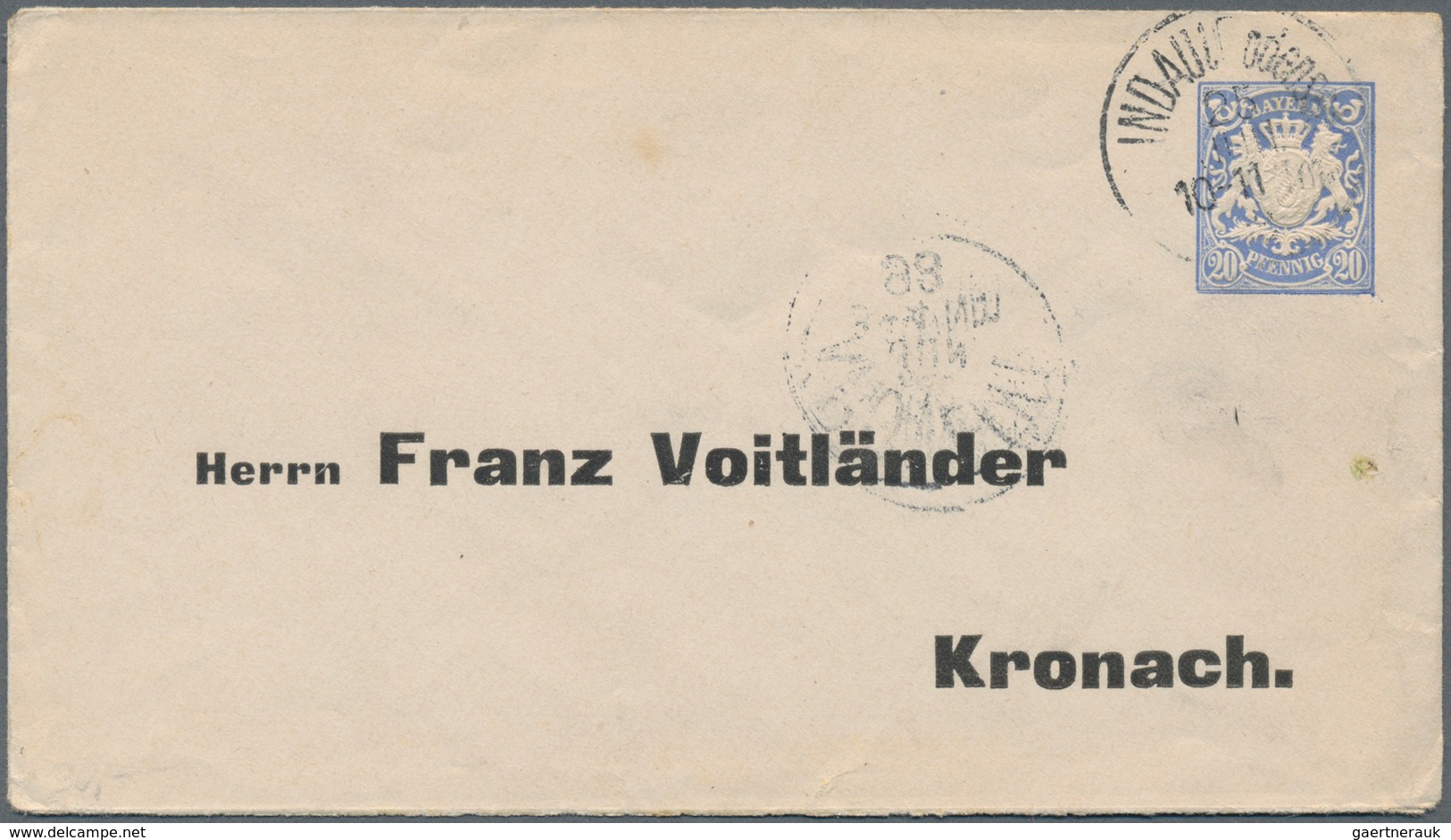 Bayern - Ganzsachen: 1875/1920 (ca.), reichhaltiger Posten von einigen hundert ungebrauchten und geb