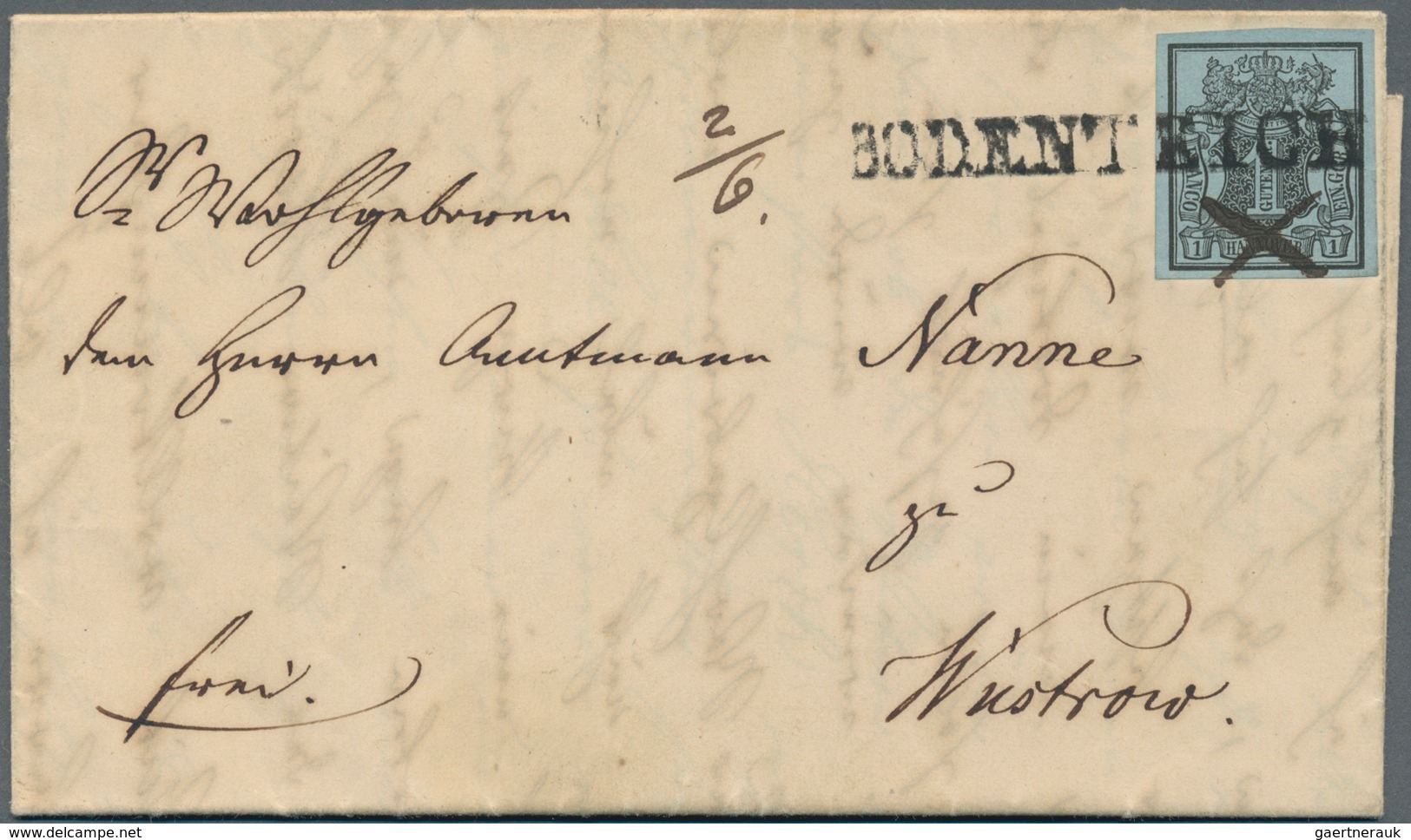 Hannover - Marken Und Briefe: 1850/1870 (ca.), Meist Gestempelte Sammlung Sauber Aufgezogen Auf Albu - Hannover