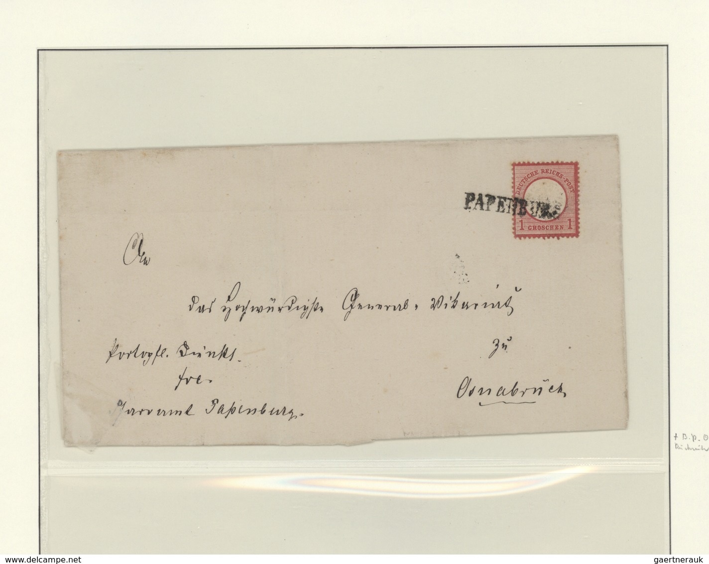 Hannover - Nachverwendete Stempel: 1872/1875, Schöne Spezialsammlung NACHVERWENDETE HANNOVER, BRAUNS - Hanover