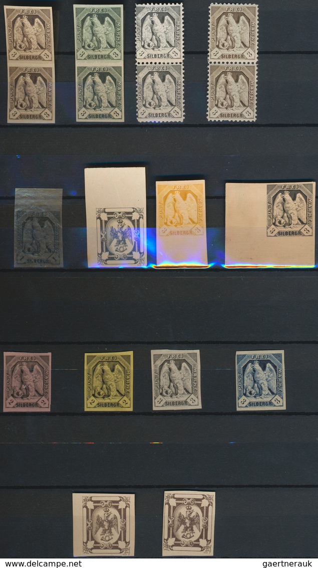 Preußen - Marken Und Briefe: 1850/1867, Meist Gestempelte Sammlung Von Ca. 420 Werten (incl. Probe- - Autres & Non Classés