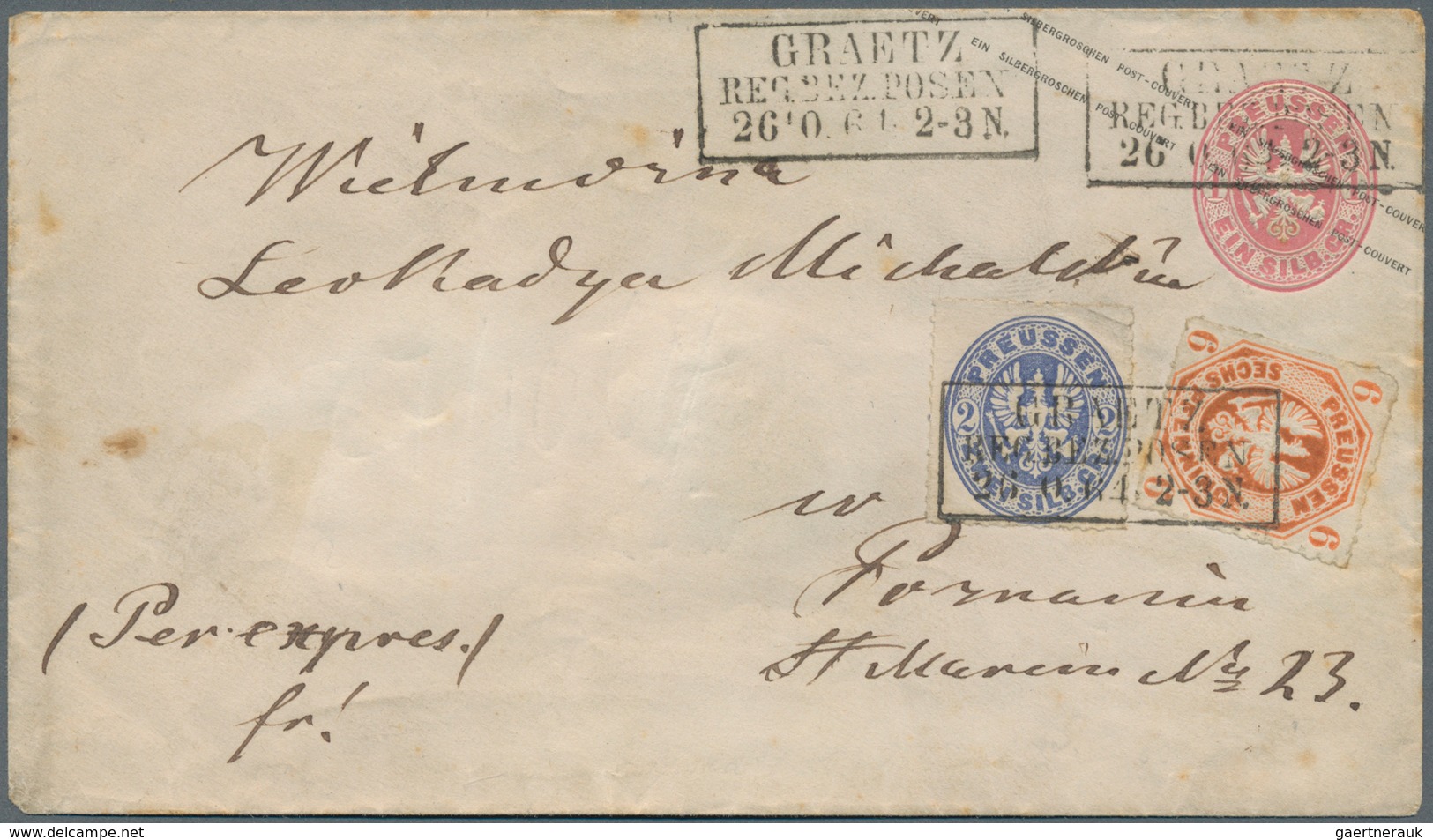Preußen - Marken Und Briefe: 1850/1867, Schöne Sammlung, Auf Blanko-Blättern Aufgezogen, Mit Dekorat - Autres & Non Classés
