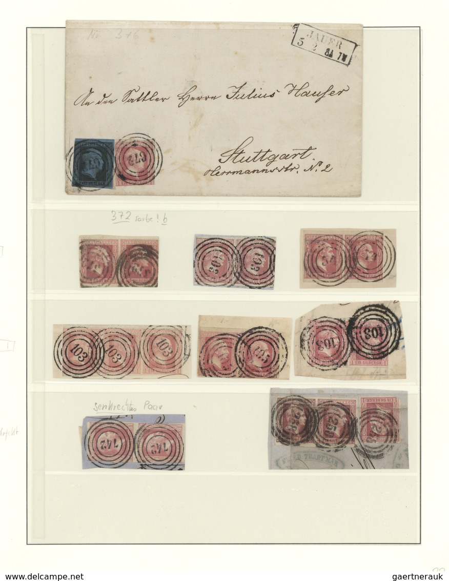 Preußen - Marken Und Briefe: 1857, 1 Sgr. Rosa Glatter Grund (MiNr. 6), Gestempelte Spezialsammlungs - Autres & Non Classés