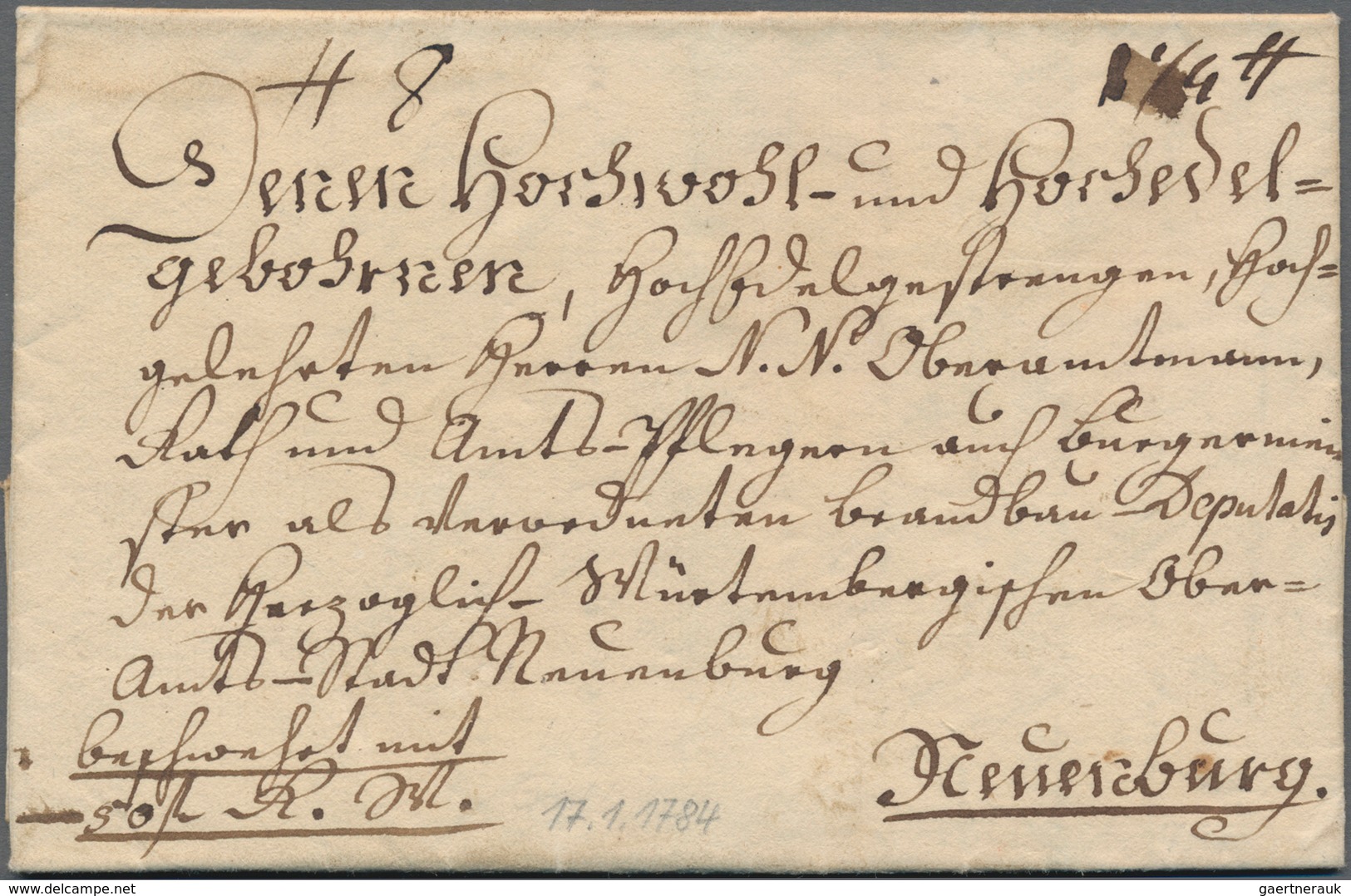 Württemberg - Vorphilatelie: 1784/1850, 46 Ausgesuchte Altbriefe Mit Teils Besseren Stempeln Wie Seg - Prephilately
