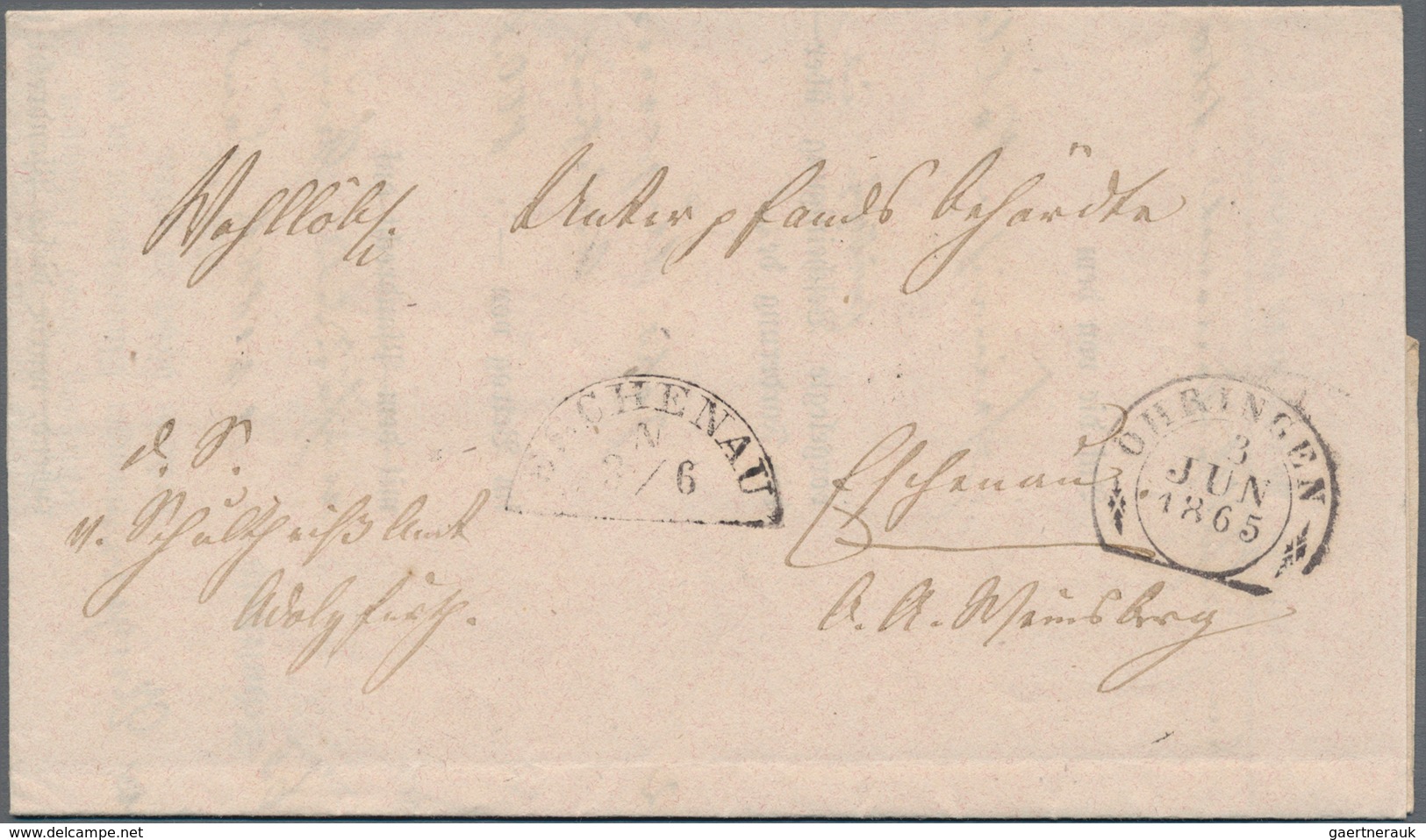 Württemberg - Vorphilatelie: 1784/1850, 46 Ausgesuchte Altbriefe Mit Teils Besseren Stempeln Wie Seg - Prephilately