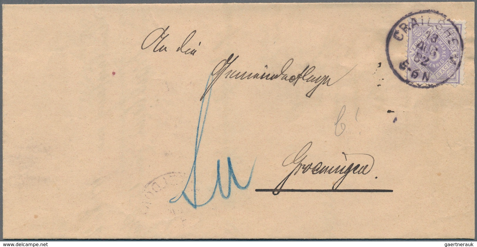 Württemberg - Marken Und Briefe: 1875-1923, Tolle Sammlung Von Ca. 290 Belegen Mit Interessanten Fra - Other & Unclassified