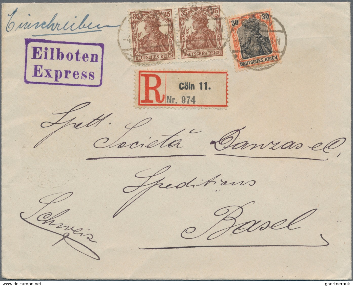 Deutsches Reich: 1850/1932, Ca. 340 Briefe, Karten, Ansichtkarten Incl. Einiger Belege Der Altdeutsc - Sammlungen