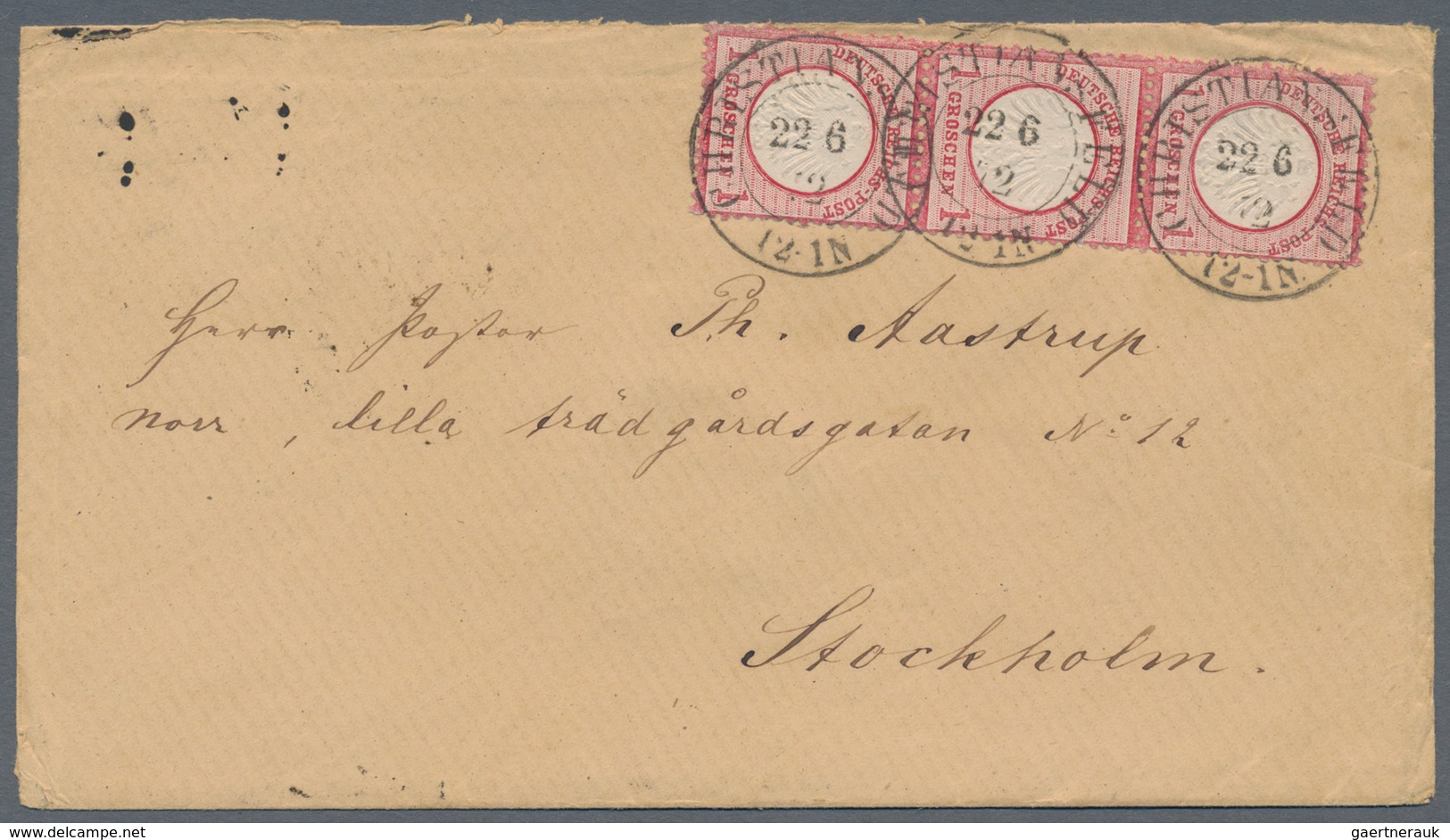 Deutsches Reich: 1872/1920, Vielseitiger Bestand Von Ca. 330 Briefen Und Karten, Dabei Einige Nette - Collections